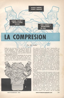 Pruebe la compresión del motor - Noviembre 1959
