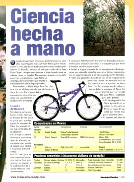 Mountain Bike - Ciencia hecha a mano -Octubre 2001