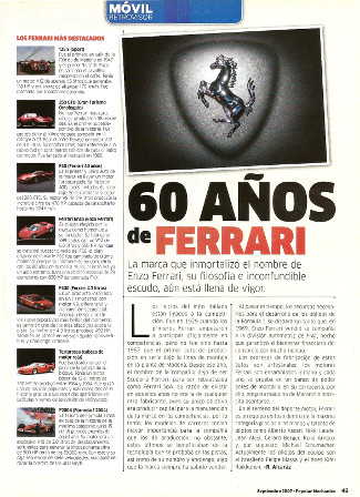 60 Años de Ferrari - Septiembre 2007
