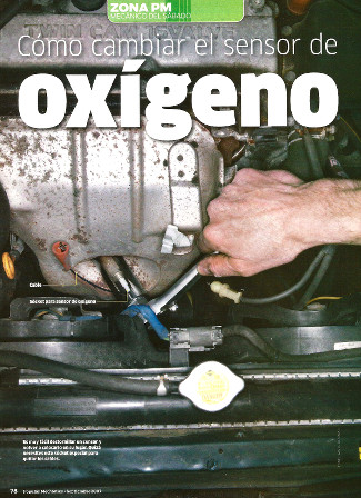 Cómo cambiar el sensor de oxígeno - Septiembre 2007