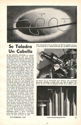Se Taladra Un Cabello - Diciembre 1955