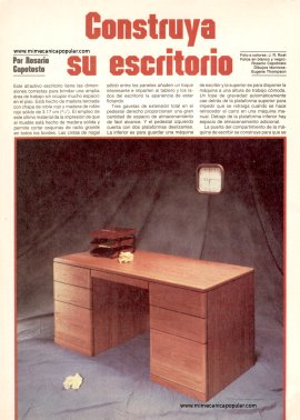 Construya su escritorio - Febrero 1987