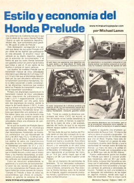 Informe de los dueños: Honda Prelude -Febrero 1980