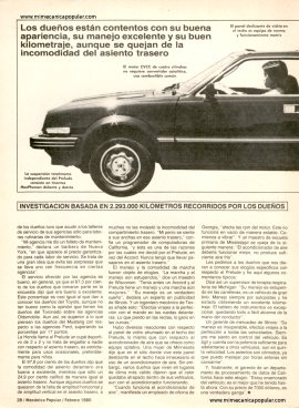 Informe de los dueños: Honda Prelude -Febrero 1980