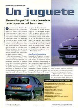 Un juguete francés El nuevo Peugeot 206 2000 -Septiembre 1999