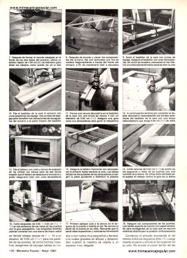 Armario -Sencillo pero útil mueble - Mayo 1987
