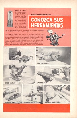 Conozca Sus Herramientas - Abril 1953
