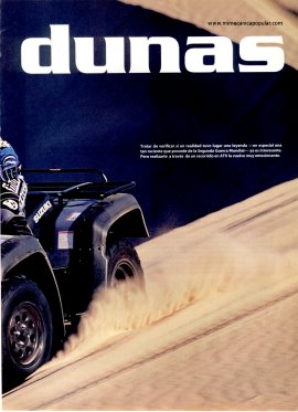 Crónicas de las dunas - Enero 1999