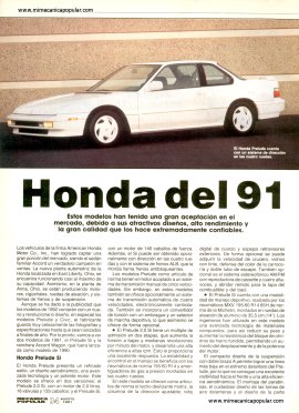 Honda del 91 -Agosto 1991