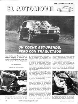Informe de los Dueños: Pontiac Firebird -Mayo 1968