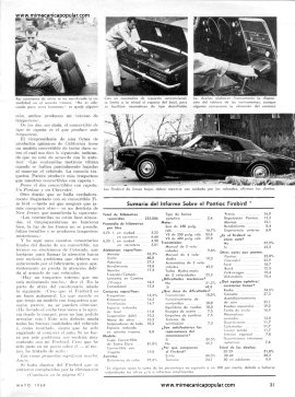 Informe de los Dueños: Pontiac Firebird -Mayo 1968