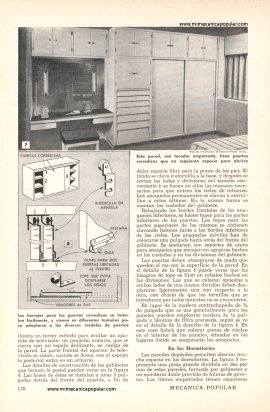 Modernice Su Casa Con Muebles Integrantes - Junio 1956