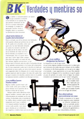 Mountain Bike -Verdades y mentiras sobre el uso de los rodillos- Agosto 1999