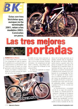 Mountain Bike - Las tres mejores portadas - Septiembre 2001