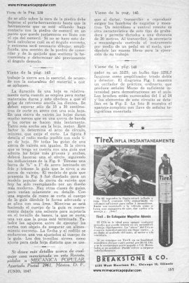 Portaherramientas para Afilar Buriles - Junio 1947