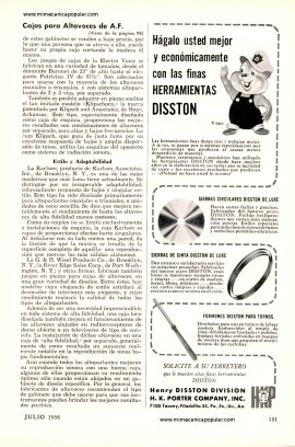 Radio, Televisión y Electrónica - Julio 1956