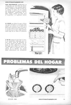 Resolviendo problemas del Hogar - Julio 1960
