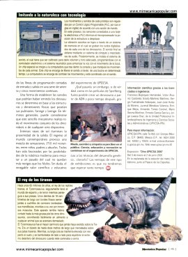 ¿Cómo se construye un dinosaurio? - Abril 2000