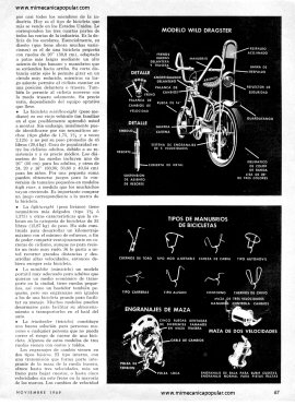 Las Nuevas Bicicletas de Hoy -Noviembre 1969