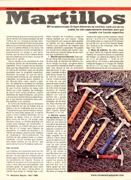 Martillos para todos los usos - Abril 1986