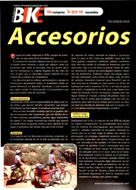 Mountain Bike - Accesorios y equipo - Agosto 1997