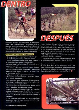 Mountain Bike - Antes, dentro y después de una competencia - Julio 1997