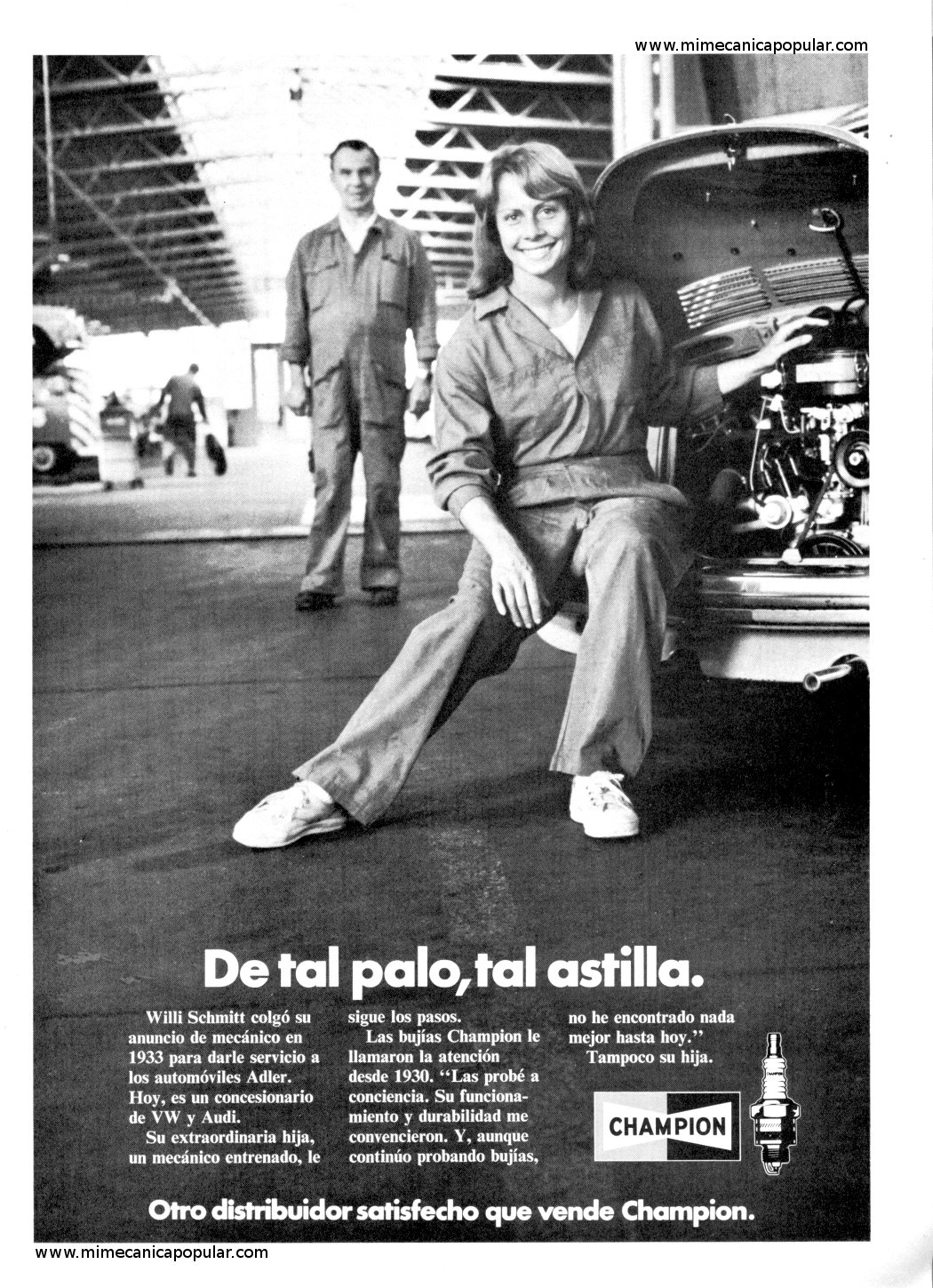 Publicidad - Bujías Champion - Mayo 1973