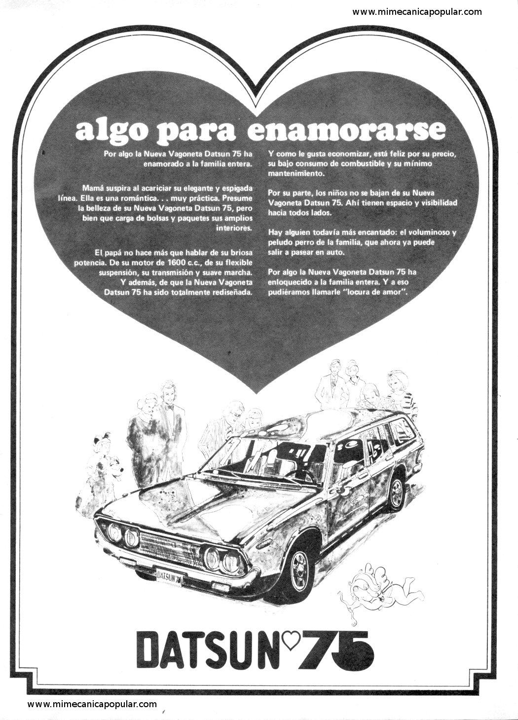 Publicidad - DATSUN - Enero 1975