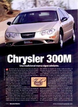 Reporte de los dueños: Chrysler 300M - Junio 2001