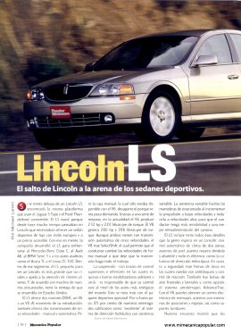 Reporte de los Dueños: Lincoln LS -Abril 2003
