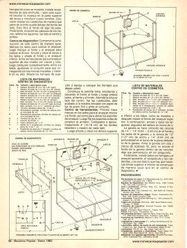 Construya su taller móvil para el auto - Enero 1982