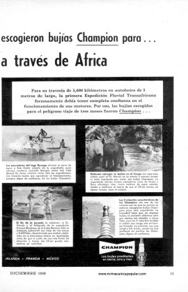 Publicidad - Bujías Champion - Diciembre 1959