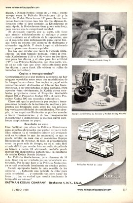Publicidad - Kodak - Junio 1958