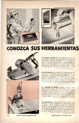 Conozca Sus Herramientas - Noviembre 1959