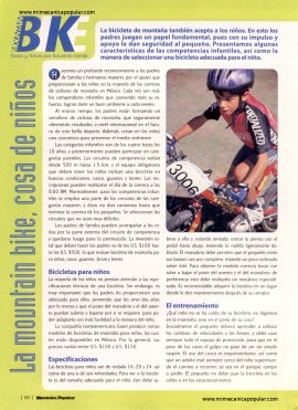 Mountain Bike - cosa de niños - Noviembre 1998