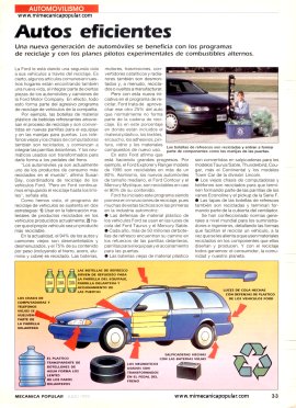 Autos eficientes - Julio 1995