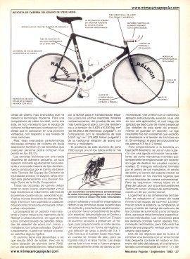 Bicicletas para campeones -Septiembre 1985