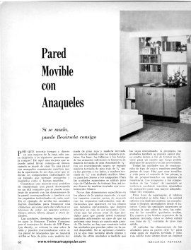 Pared Movible con Anaqueles - Enero 1966