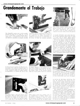 Pistolas Engrapadoras que Aceleran Grandemente el Trabajo - Octubre 1968