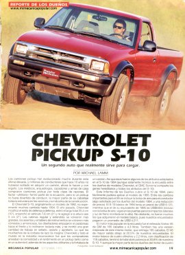 Reporte de los Dueños: Chevrolet Pickup S-10 -Septiembre 1995