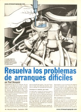 Resuelva los problemas de arranques difíciles -Septiembre 1986