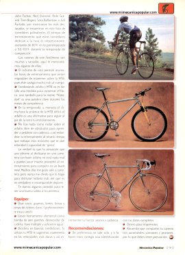 Mountain Bike - Ciclismo de ruta aplicado a la MTB - Febrero 1997