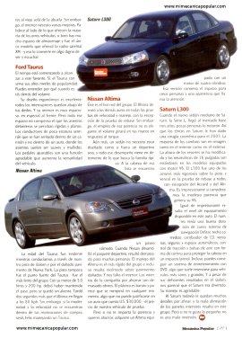 Probamos ocho de los sedanes más populares -Enero 2003