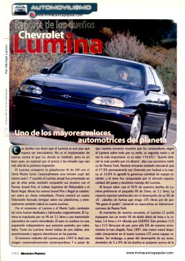 Reporte de los dueños: Chevrolet Lumina -Febrero 1997