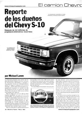 Reporte de los dueños: Chevy S-10 -Marzo 1983
