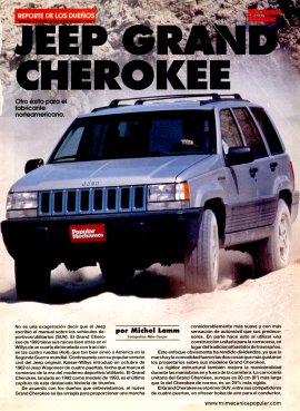 Reporte de los dueños: Jeep Grand Cherokee -Octubre 1993