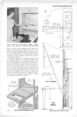 Útil Armario de Costura - Abril 1958