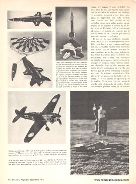 Emoción a gran escala -Aeromodelismo - Noviembre 1973