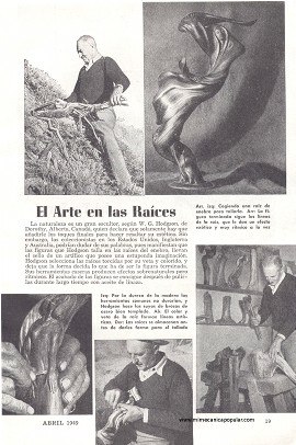 El Arte en las Raíces - Abril 1949