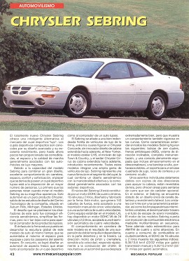 Chrysler Sebring - Julio 1995